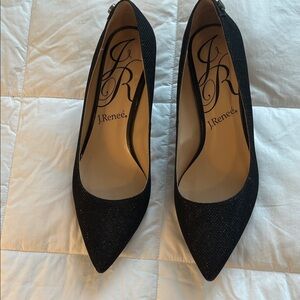 J.Renee Sparkling Black Heels